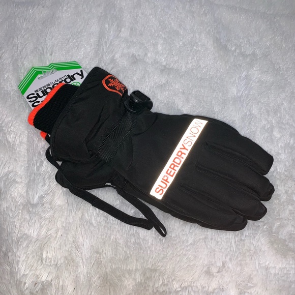 superdry snow gloves